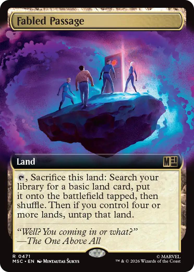 Fabled Passage [471] [Extended Art] [Marvel Super Heroes: Commander] [Non-Foil]