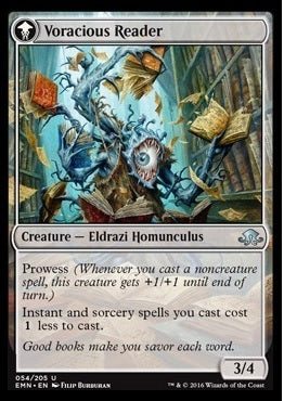 Curious Homunculus // Voracious Reader [54] [Eldritch Moon] [Non-Foil]