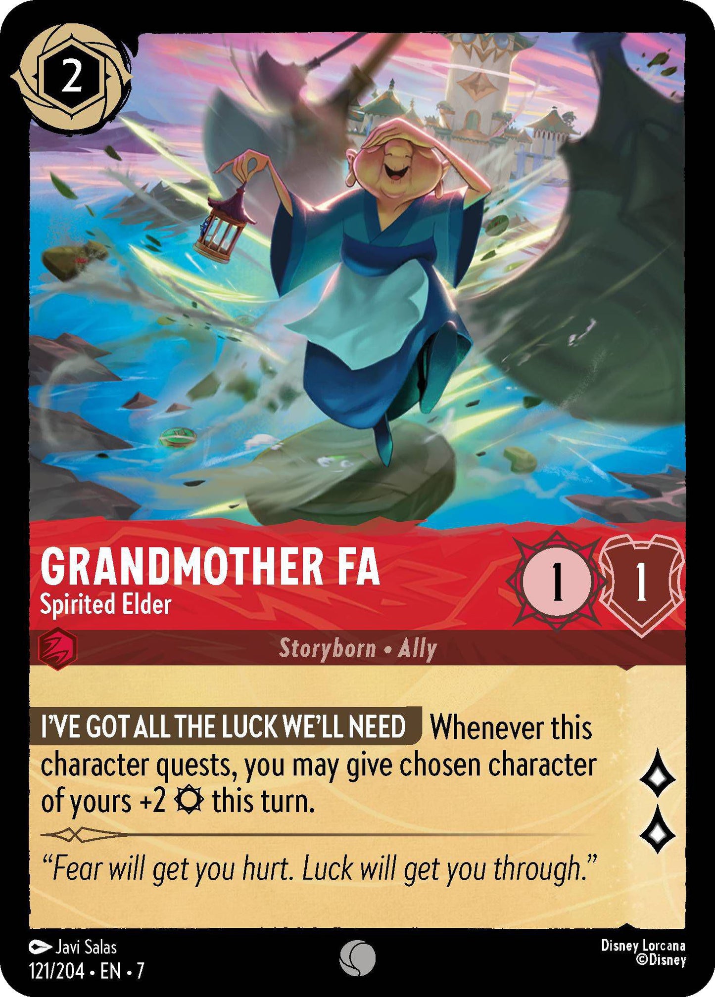 Grandmother Fa - Spirited Elder - 121/204 [Archazia's Island] [Non-Foil]