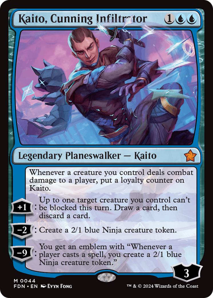 Kaito, Cunning Infiltrator [44] [Foundations] [Non-Foil]