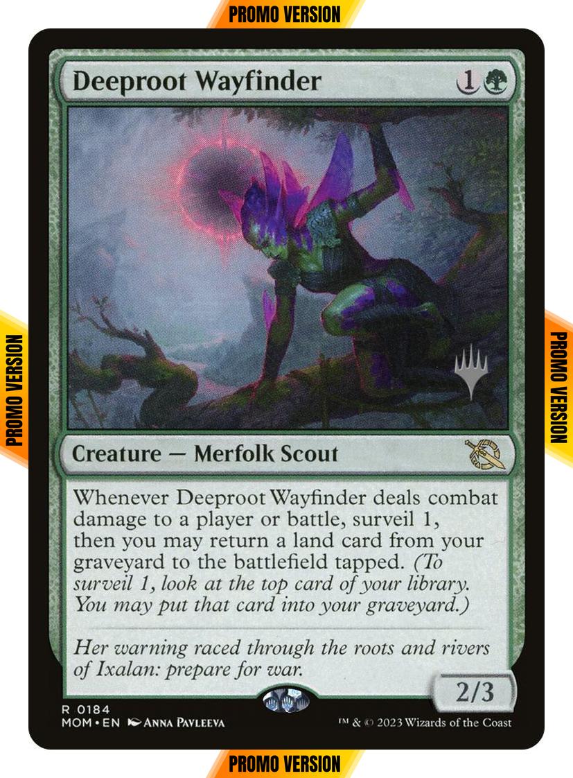 Deeproot Wayfinder [184p] [Promo Pack] [March of the Machine: Promos] [Non-Foil]
