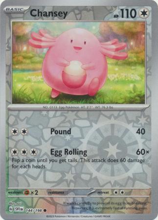 Chansey - 144/198 - Common [sv01-144] [Reverse Holo]