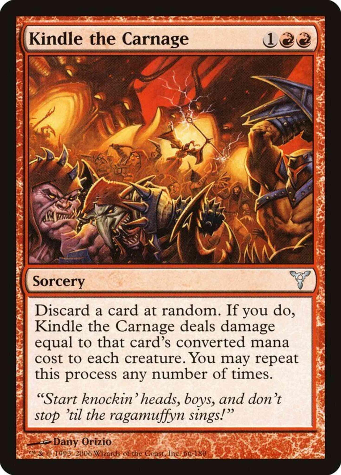 Kindle the Carnage [66] [Dissension] [Non-Foil]