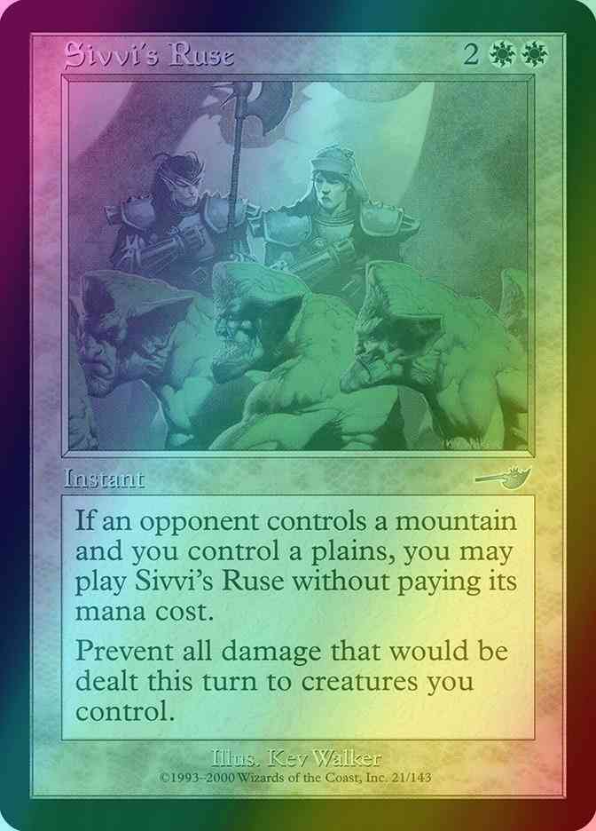 Sivvi's Ruse [21] [Nemesis] [Foil]