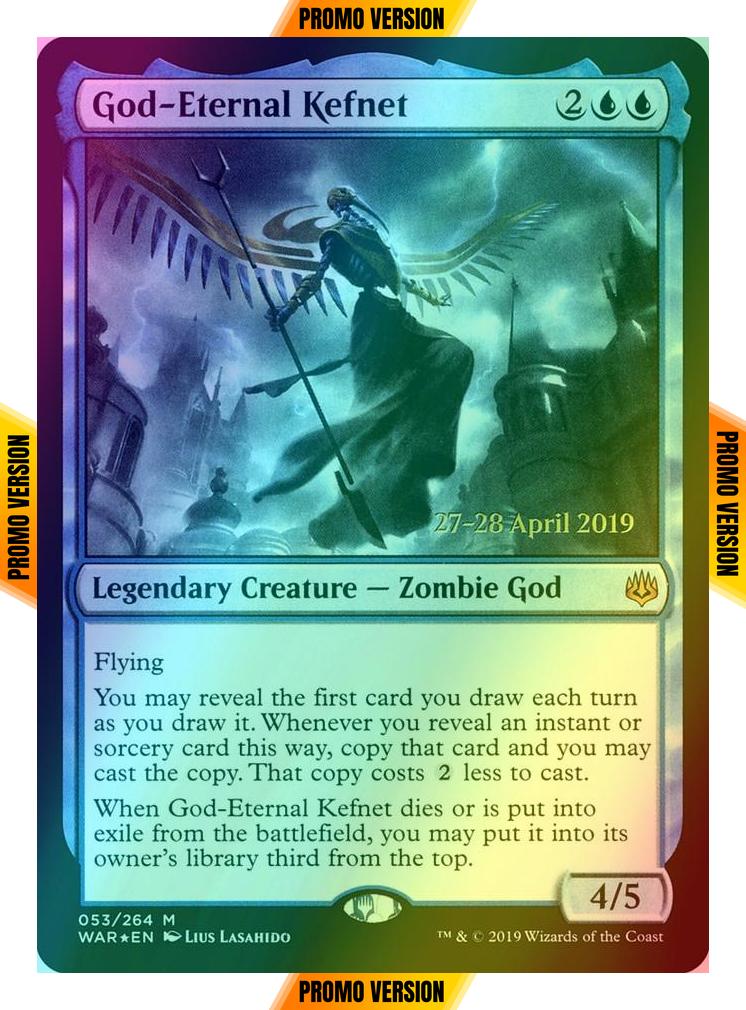 God-Eternal Kefnet [53s] [War of the Spark Promos] [Foil]