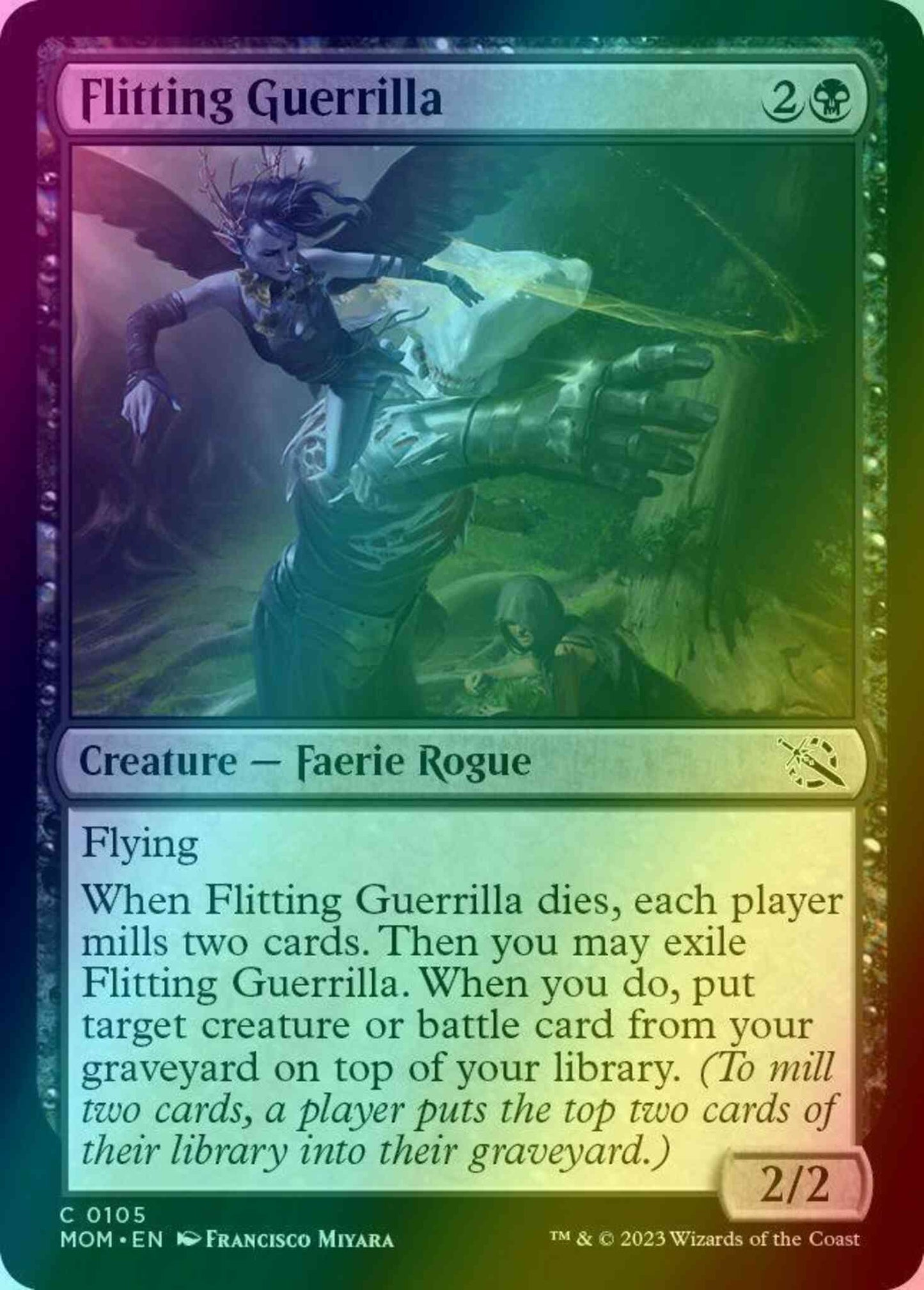 Flitting Guerrilla [105] [March of the Machine] [Foil]