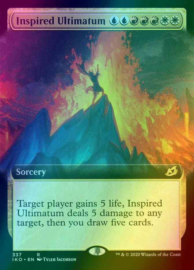 Inspired Ultimatum [337] [Extended Art] [Ikoria: Lair of Behemoths] [Foil]