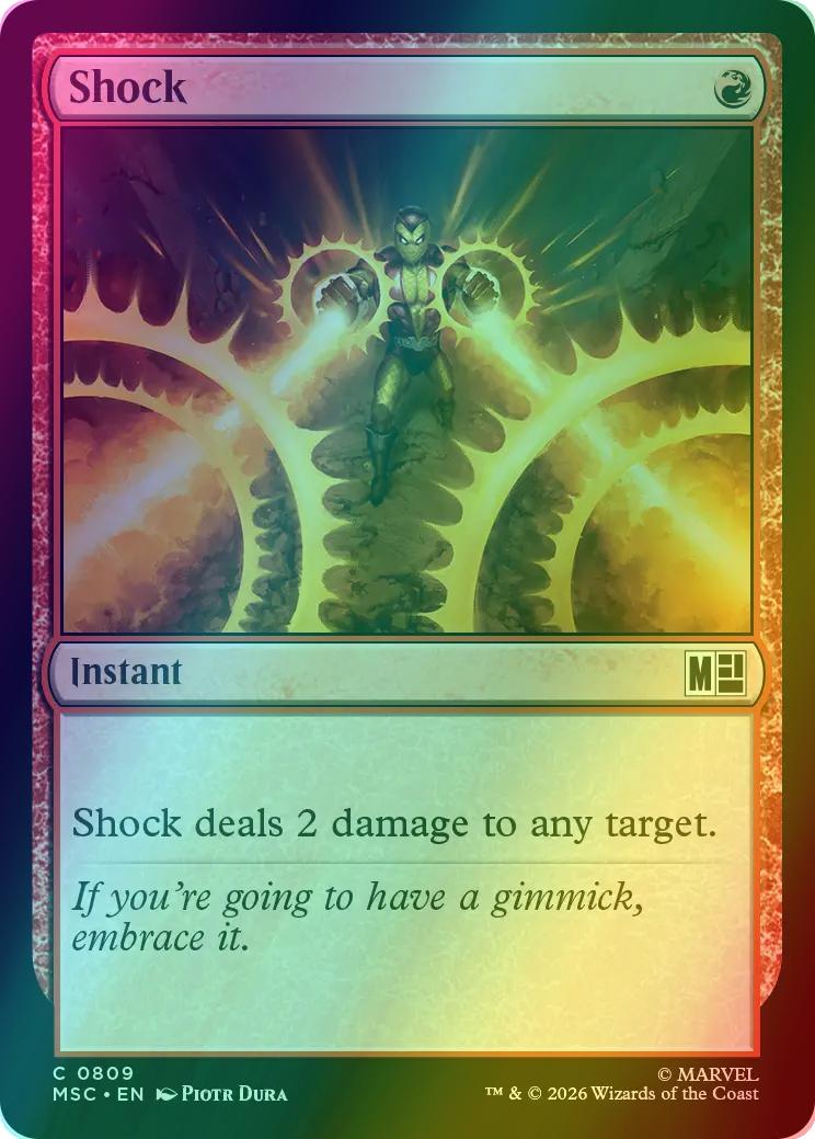 Shock [809] [Jumpstart] [Marvel Super Heroes: Commander] [Foil]