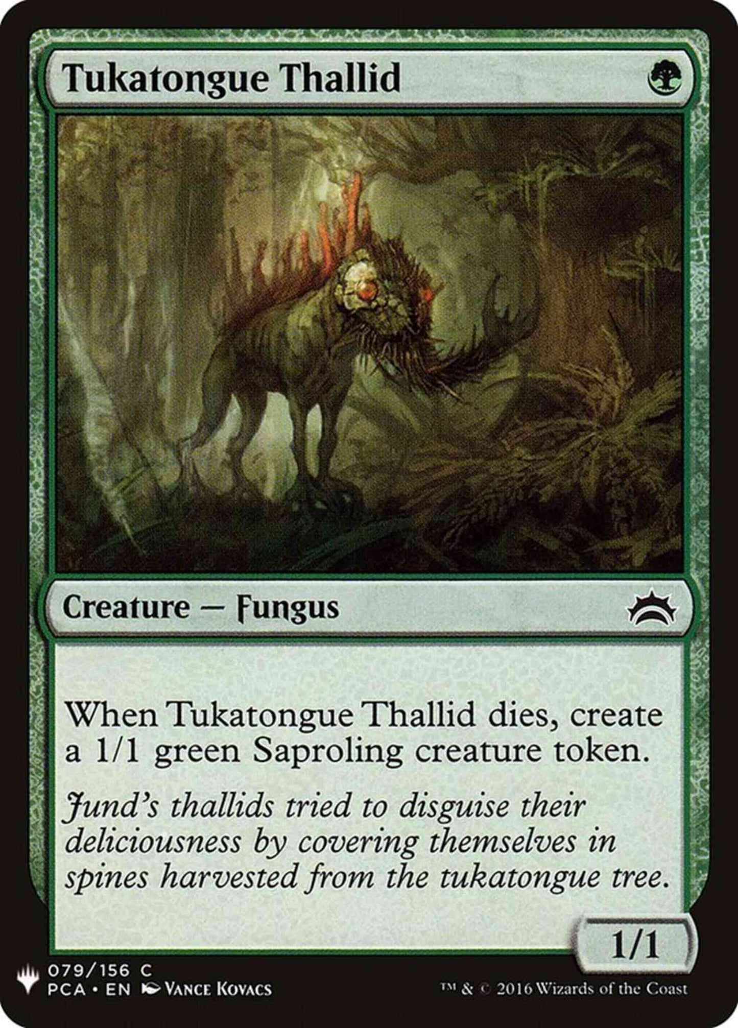 Tukatongue Thallid [PCA-79] [The List] [Non-Foil]