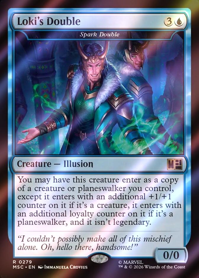 Loki's Double - Spark Double [279] [Marvel Super Heroes: Commander] [Surge Foil]