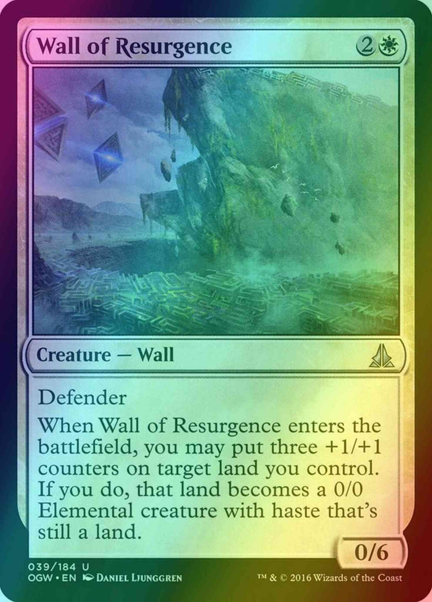 Wall of Resurgence [39] [Oath of the Gatewatch] [Foil]