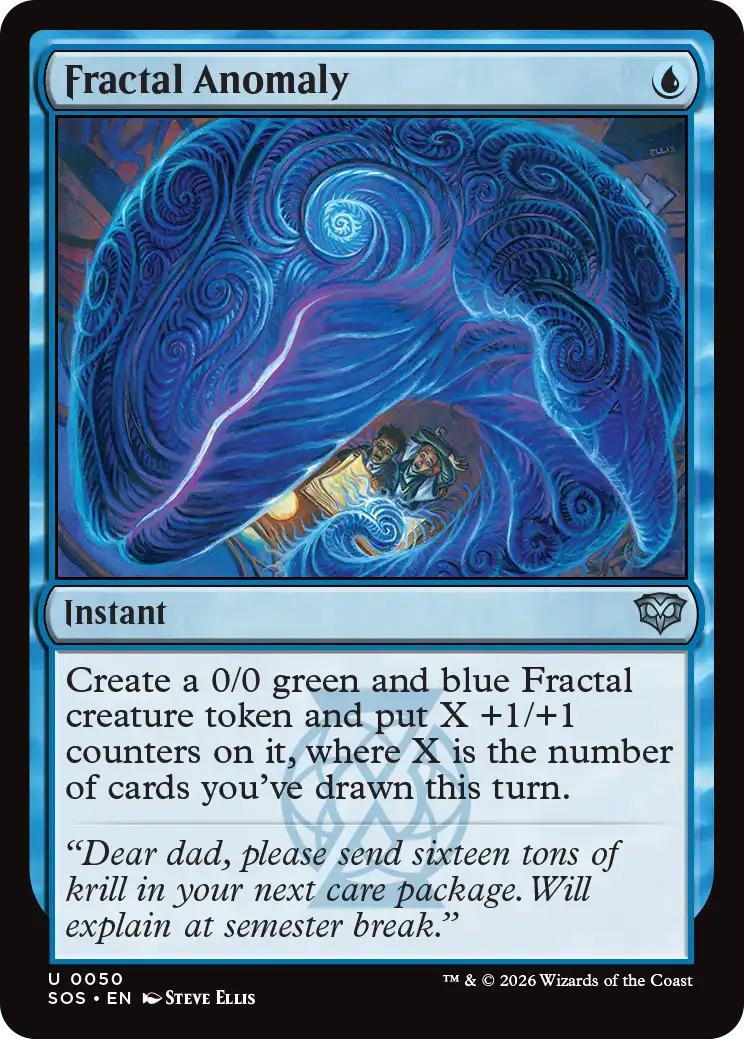 Fractal Anomaly [50] [Secrets of Strixhaven] [Non-Foil]