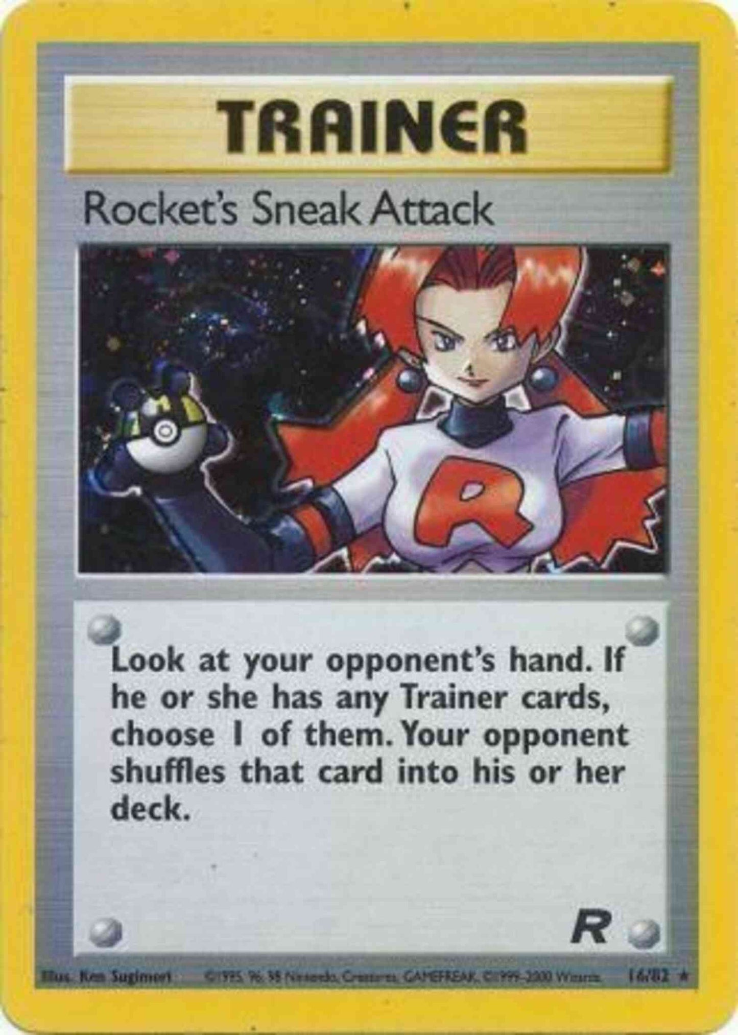 Rocket's Sneak Attack - 16/82 - Rare - Unlimited [base5U-16] [Holo]