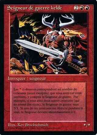 Keldon Warlord - French [160] [Foreign Black Border: French] [Non-Foil]