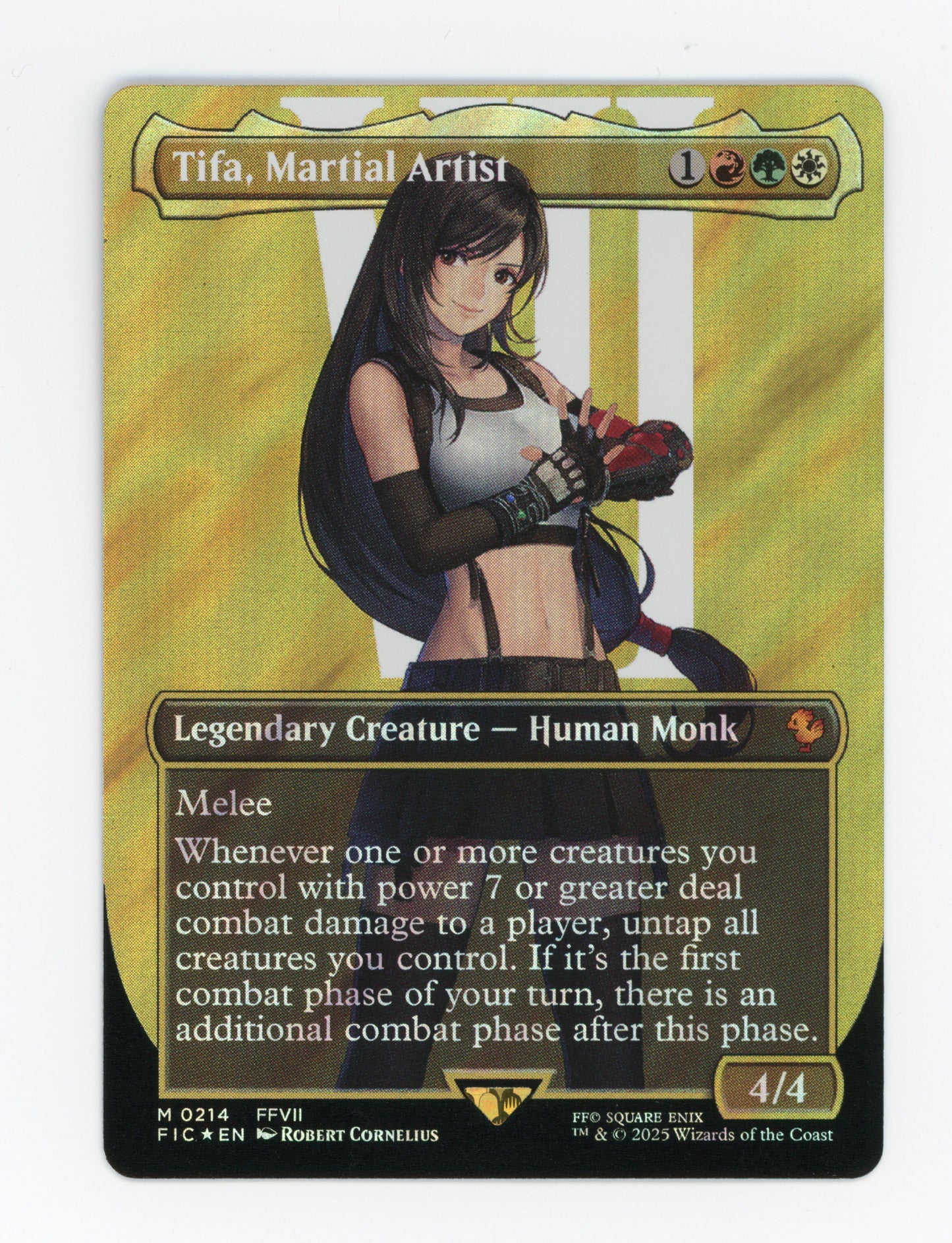 Tifa, Martial Artist — Borderless|Character|Surge Foil — ID 19359