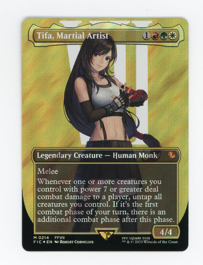 Tifa, Martial Artist — Borderless|Character|Surge Foil — ID 19359
