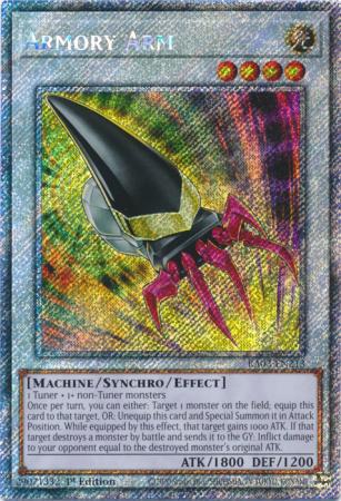 Armory Arm - RA03-EN213 - Platinum Secret Rare - 1st Edition