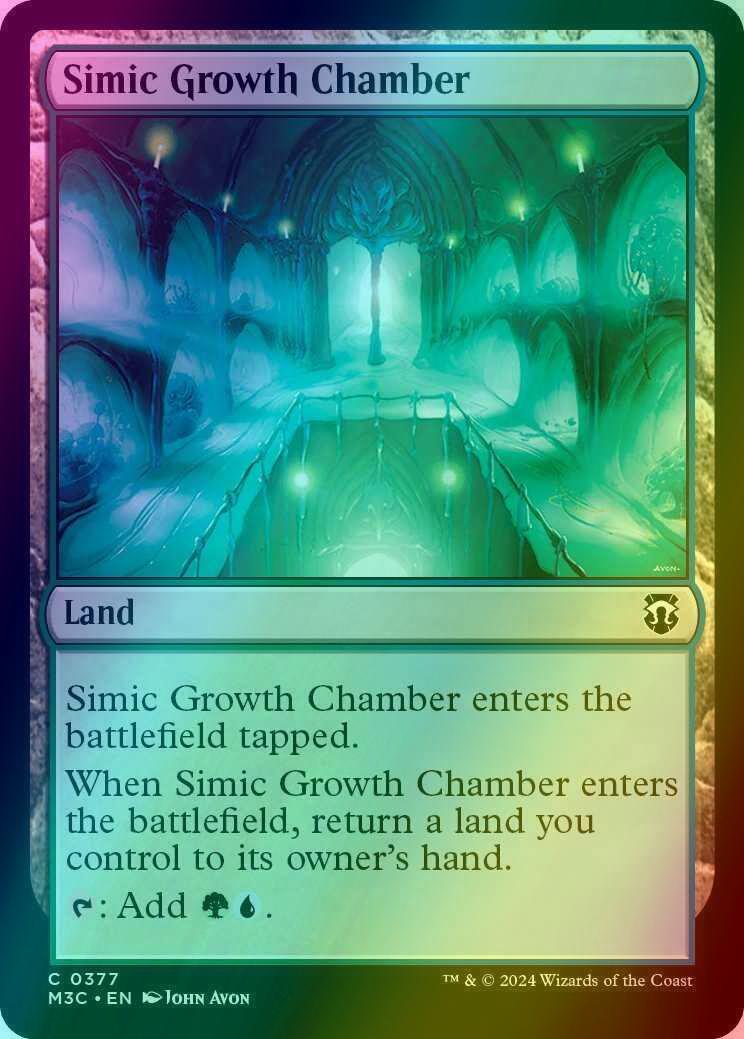 Simic Growth Chamber [377] [Modern Horizons 3: Commander] [Ripple Foil]