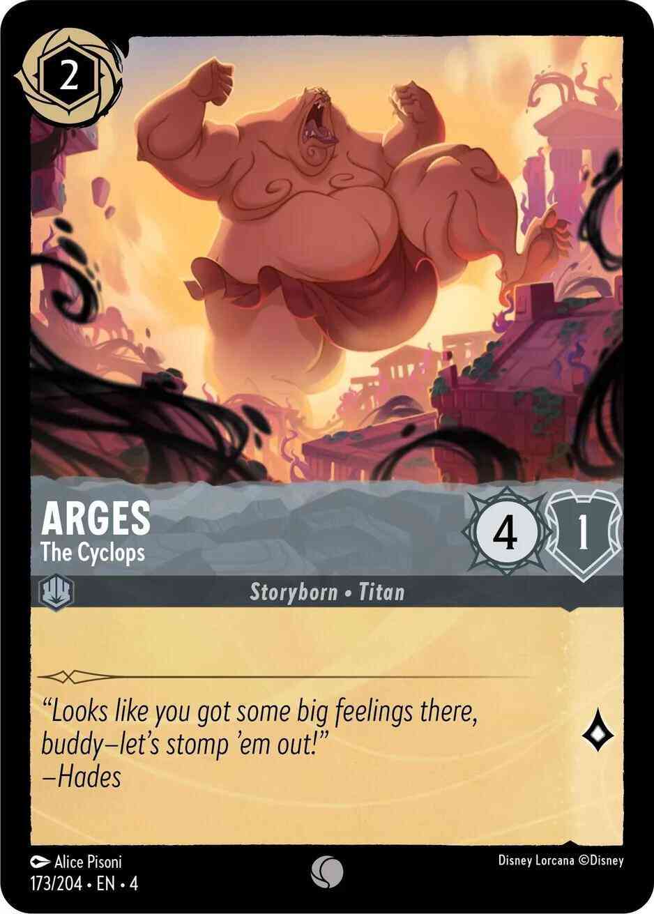 Arges - The Cyclops - 173/204 [Ursula's Return] [Non-Foil]