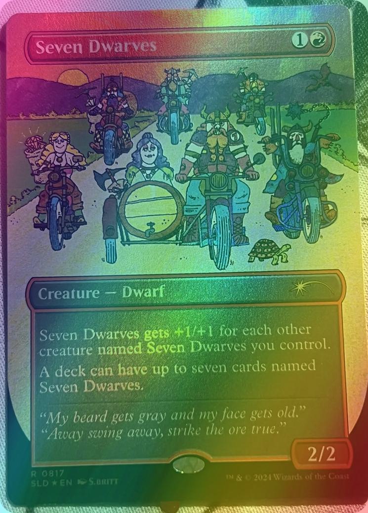 Seven Dwarves [0817] [Borderless] [S.Britt] [Secret Lair Drop] [Foil]