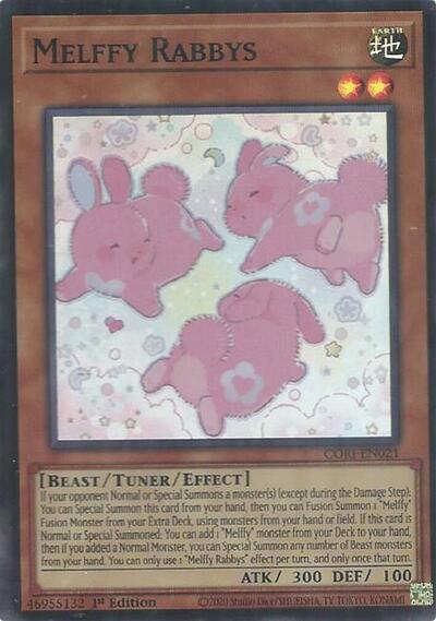 Melffy Rabbys - CORI-EN021 - Super Rare - 1st Edition