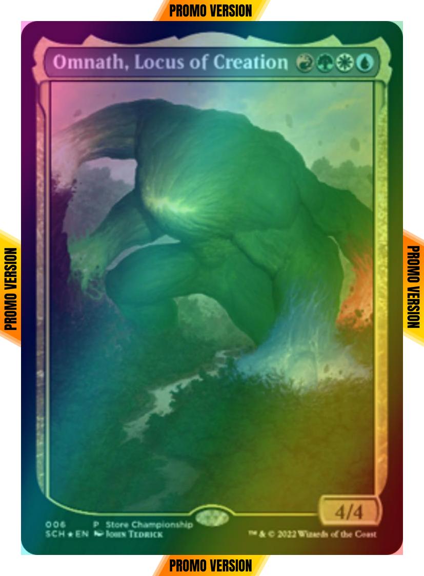 Omnath, Locus of Creation [6] [Textless] [Store Championships 2022] [Foil]