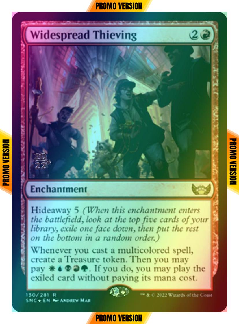 Widespread Thieving [Prerelease] [130s] [Streets of New Capenna: Promos] [Foil]