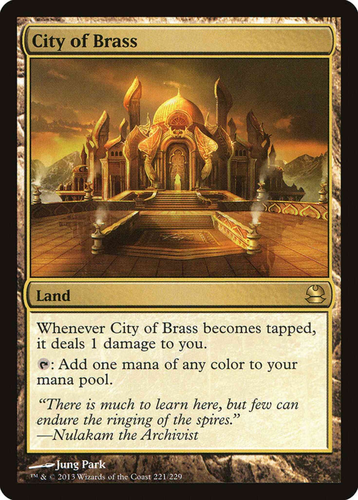 City of Brass [221] [Modern Masters] [Non-Foil]