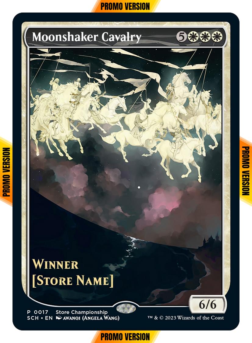 Moonshaker Cavalry - Store Stamp [17] [Textless] [Store Championships] [Non-Foil]