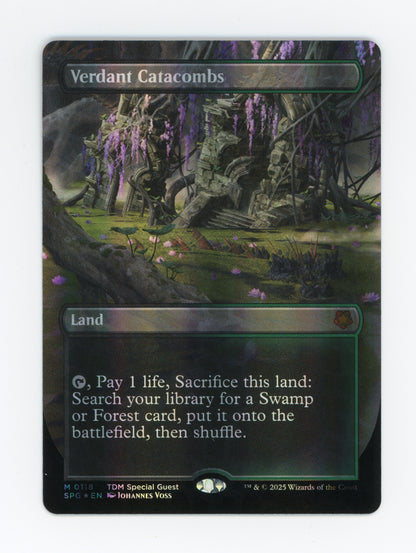 Verdant Catacombs — Borderless|Dragonscale Foil — ID 19852