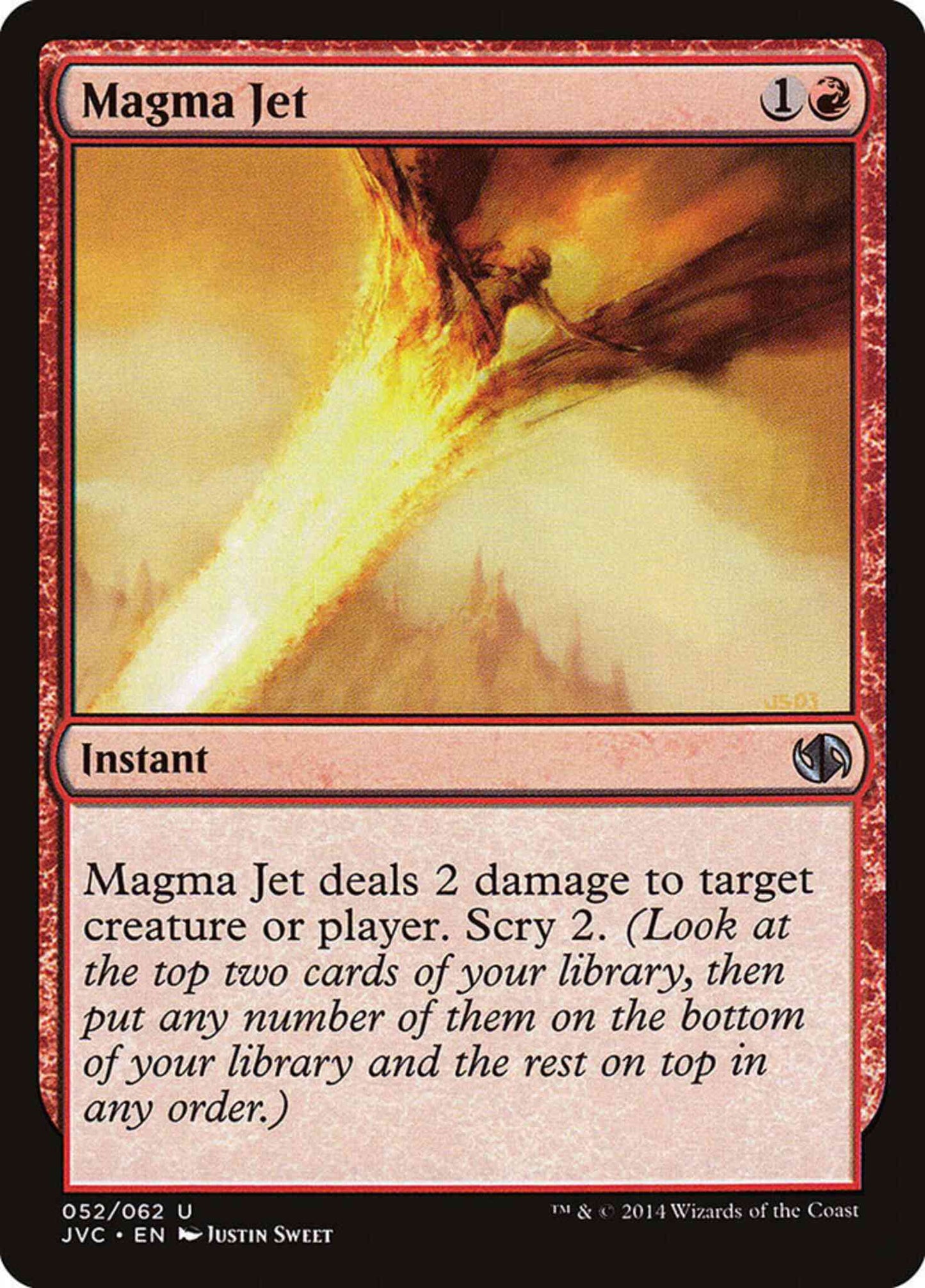 Magma Jet [52] [Duel Decks Anthology: Jace vs. Chandra] [Non-Foil]