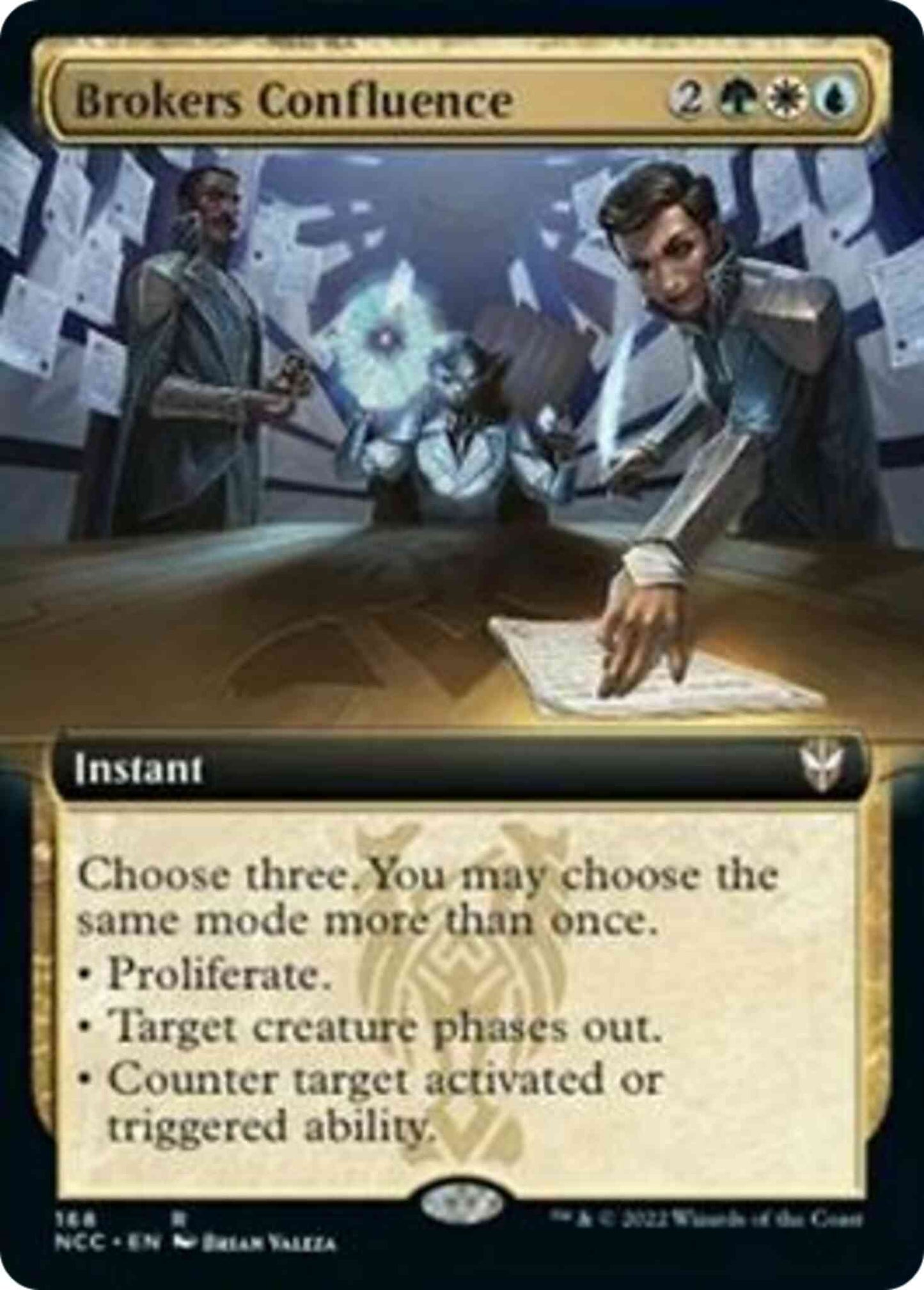 Brokers Confluence [168] [Extended Art] [Streets of New Capenna: Commander] [Non-Foil]