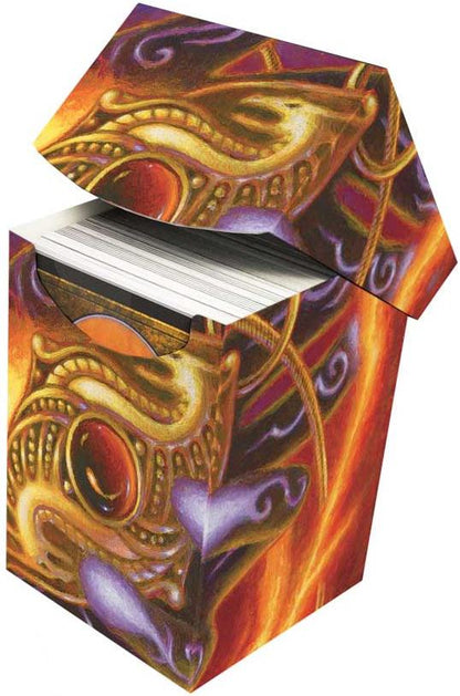Ultra Pro - Modern Horizons 3 Ruby Medallion 100 Deck Box® for Magic: The Gathering, Organizador de tamaño estándar Protector de tarjeta de doble manga Caja de cubierta con tapa autoblocante Ultra Pro - Modern Horizons 3 Ruby Medallion 100 Deck Box® for Magic: The Gathering, Organizador de tamaño estándar Protector de tarjeta de doble manga Caja de cubierta con tapa autoblocante