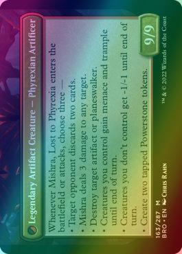 Phyrexian Dragon Engine // Mishra, Lost to Phyrexia [163a] [The Brothers' War] [Foil]