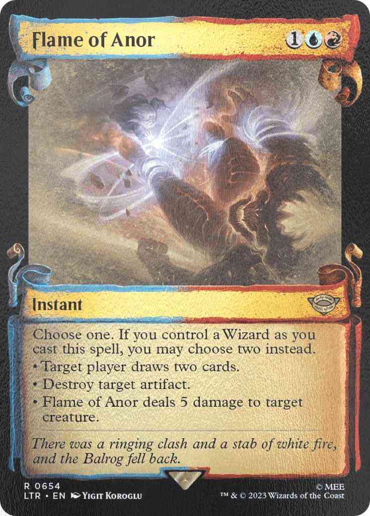 Flame of Anor [654] [Scrolls Showcase] [The Lord of the Rings: Tales of Middle-earth] [Silver Foil]