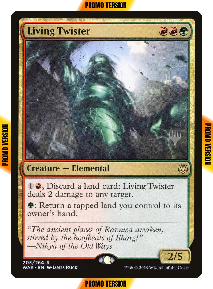 Living Twister [203p] [Promo Pack] [War of the Spark Promos] [Non-Foil]