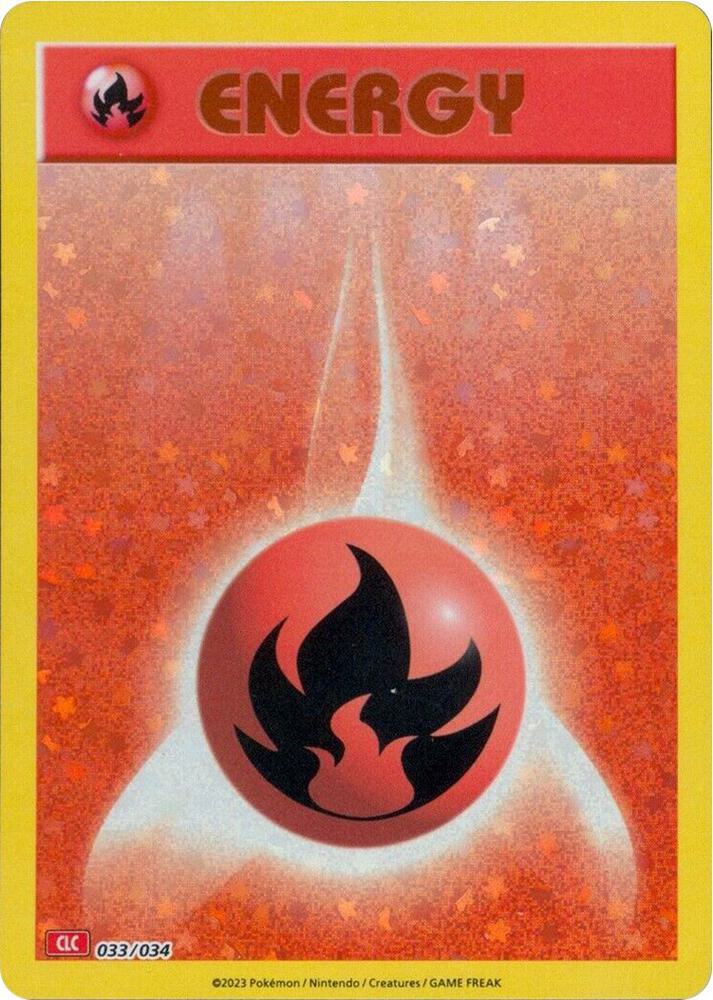 Basic Fire Energy - 033/034 - Promo - CLC [tcgc-CLC033] [Holo]