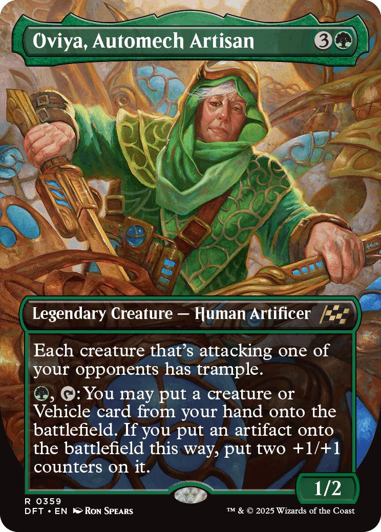 Oviya, Automech Artisan [359] [Borderless] [Aetherdrift] [Non-Foil]