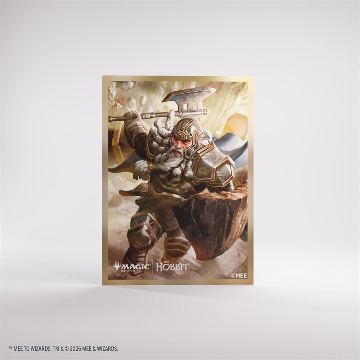 Gamegenic MTG Premium Art Sleeves - Standard Size - 105ct - The Hobbit - Thorin, Mountain-king
