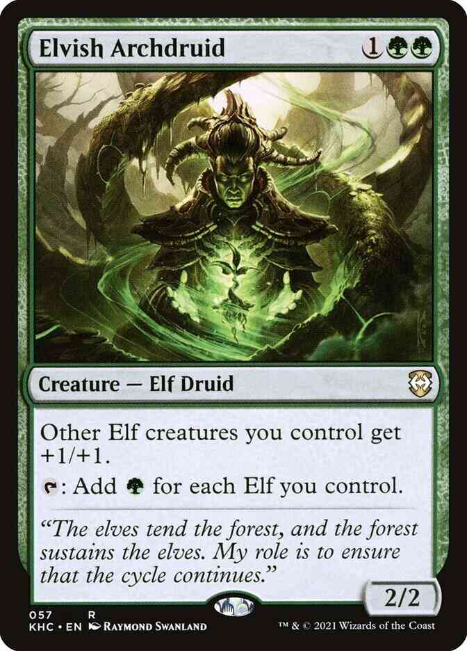Elvish Archdruid [57] [Kaldheim Commander] [Non-Foil]
