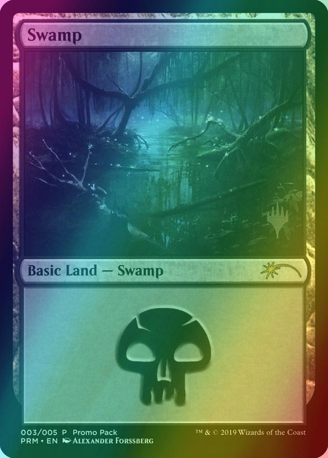 Swamp [3] [Promo Pack] [M20 Promo Packs] [Foil]