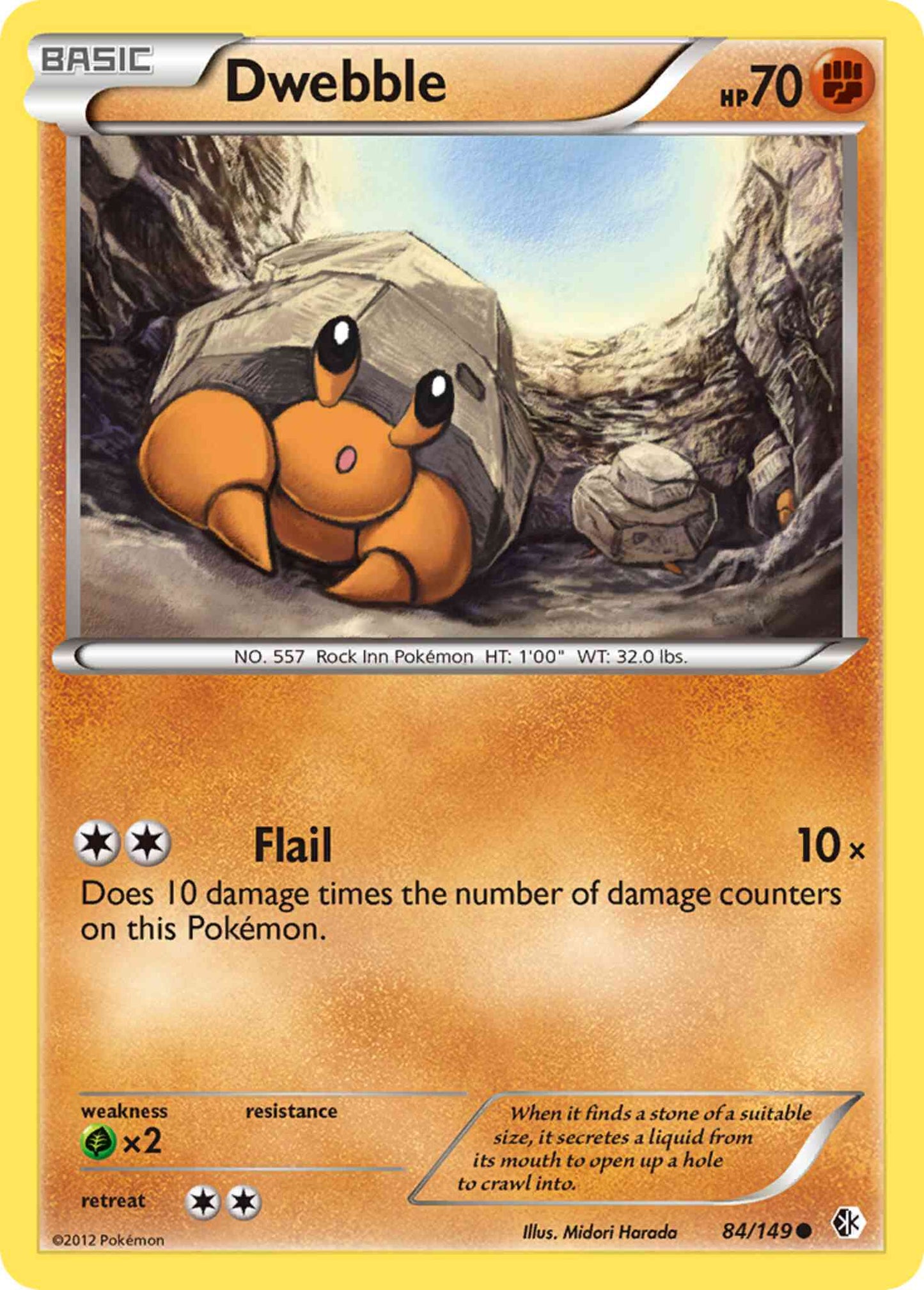 Dwebble - 84/149 - Common [bw7-84] [Non-Holo]