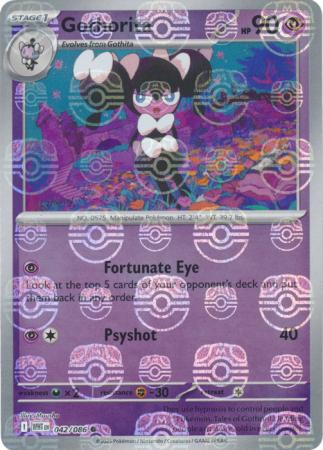 Gothorita - Master Ball Pattern - 042/086 - Common [sv105w-042] [Reverse Holo]