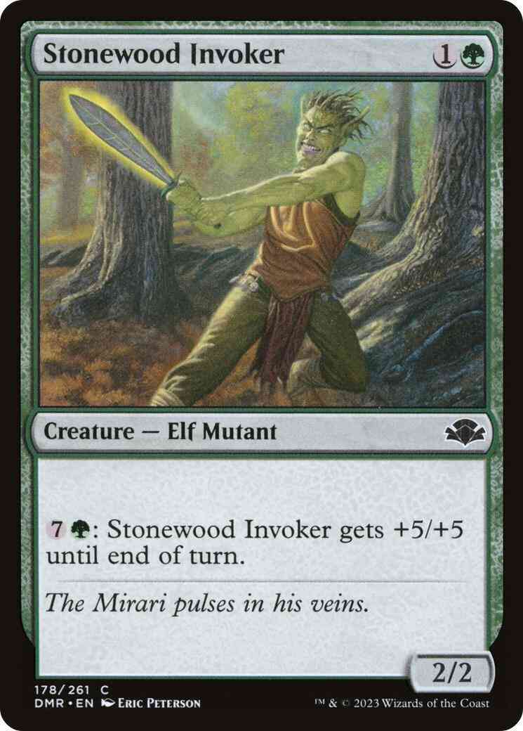 Stonewood Invoker [178] [Dominaria Remastered] [Non-Foil]
