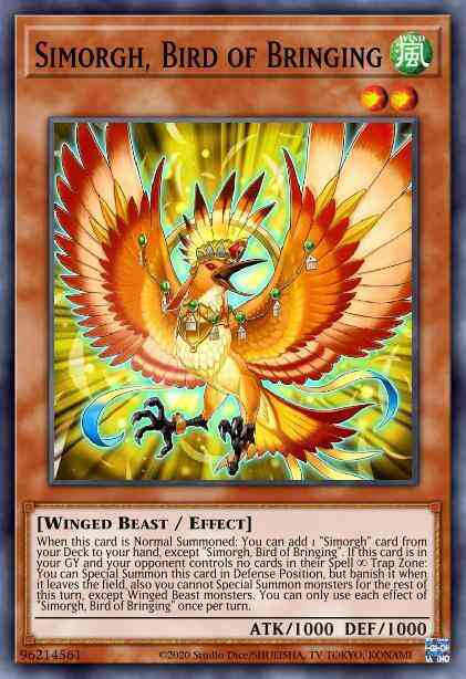 Simorgh, Bird of Bringing - RIRA-EN018 - Rare - 1st Edition