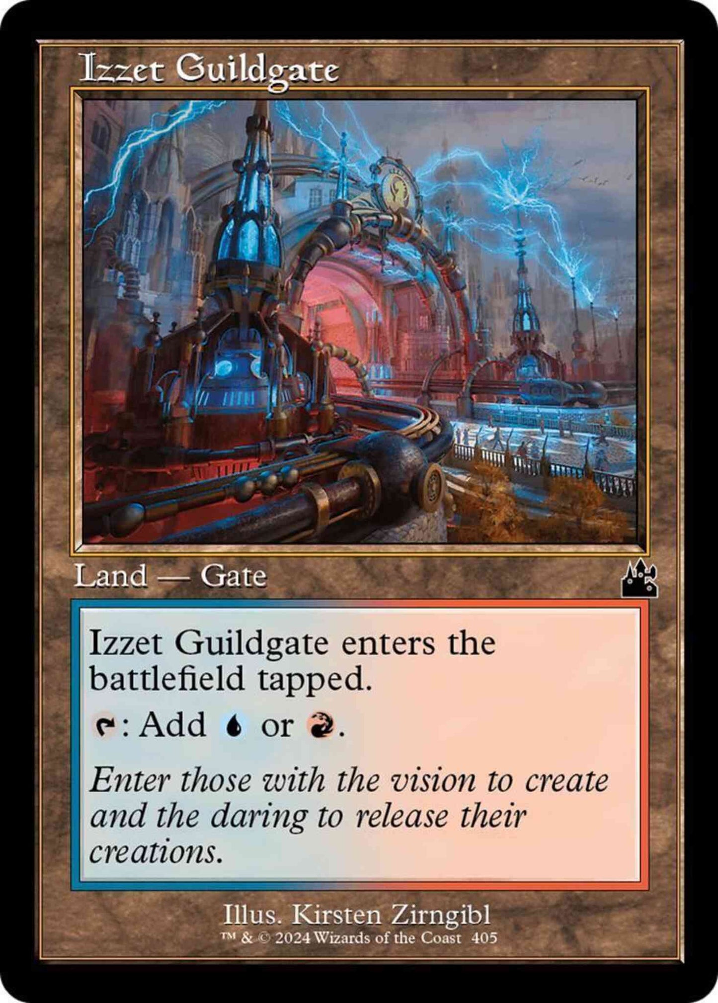 Izzet Guildgate [405] [Retro Frame] [Ravnica Remastered] [Non-Foil]