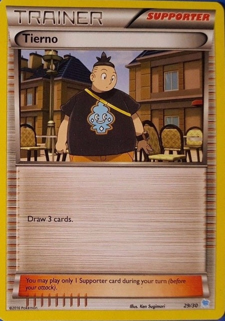 Tierno - 29/30 - [XY Trainer Kit: Pikachu Libre & Suicune (Suicune)] [Non-Holo]