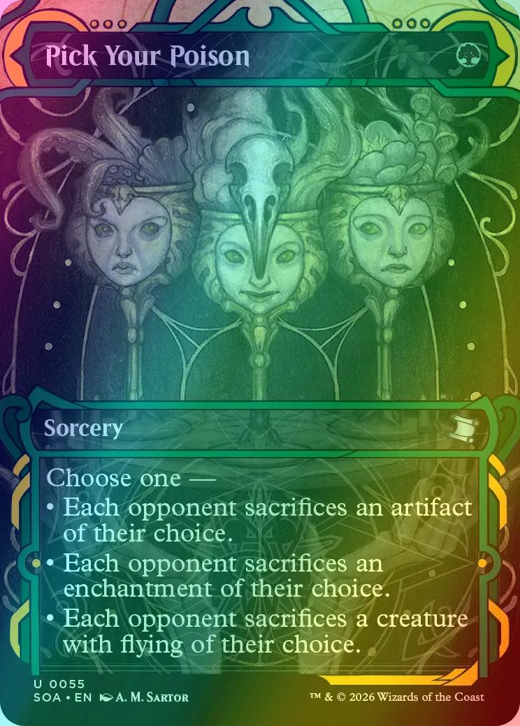 Pick Your Poison [55] [Showcase] [Secrets of Strixhaven: Mystical Archive] [Foil]