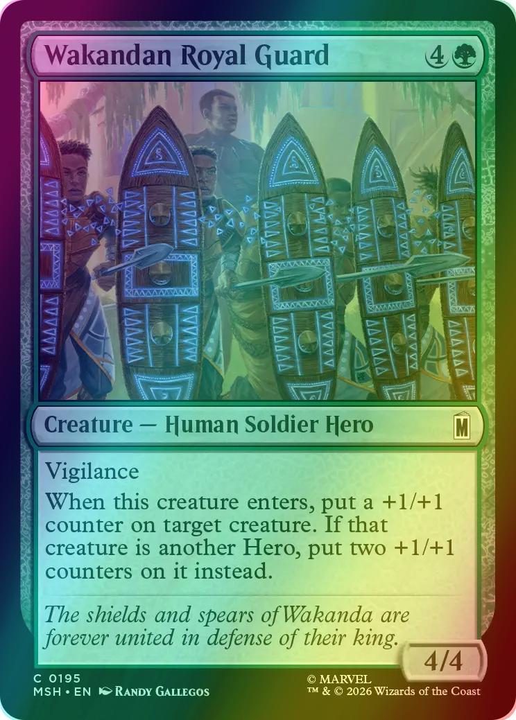 Wakandan Royal Guard [195] [Marvel Super Heroes] [Foil]
