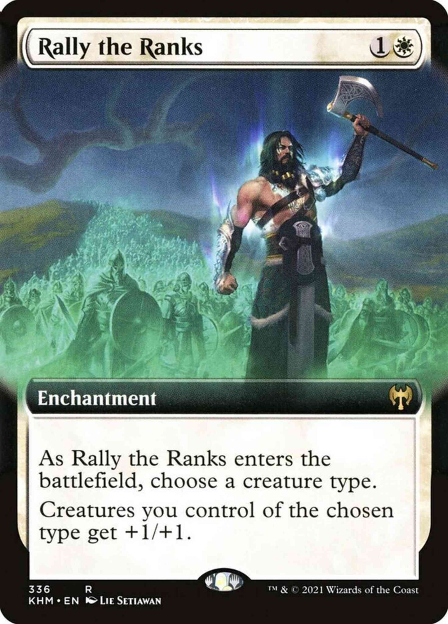 Rally the Ranks [336] [Extended Art] [Kaldheim] [Non-Foil]